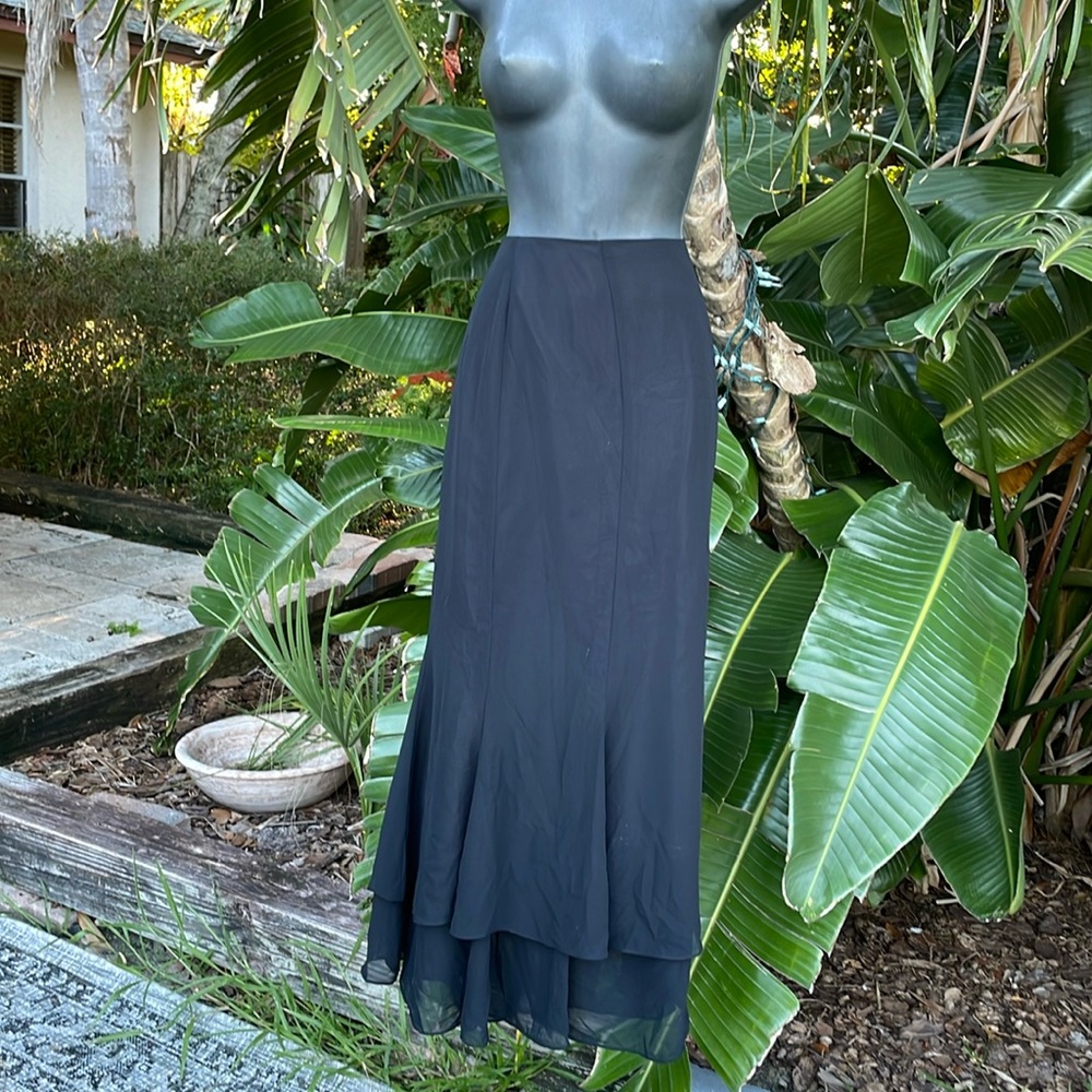 Adriana Papel ruffled maxi skirt